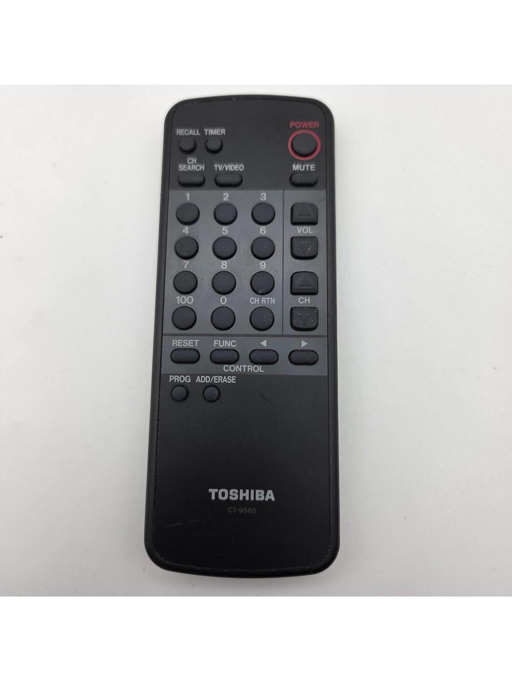 Genuine Toshiba CT-9585 TV Remote Control - Tested - Ships Out Fast